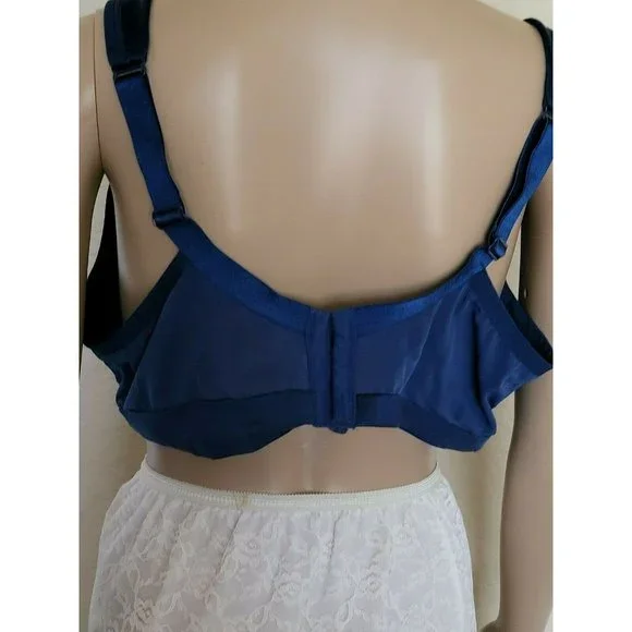 Cacique Wire Free Lightly Lined T-Shirt Bra blue Size 44C - Picture 5 of 8